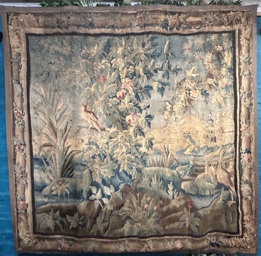 Tapisserie Aubusson XVII  éme  siècle 