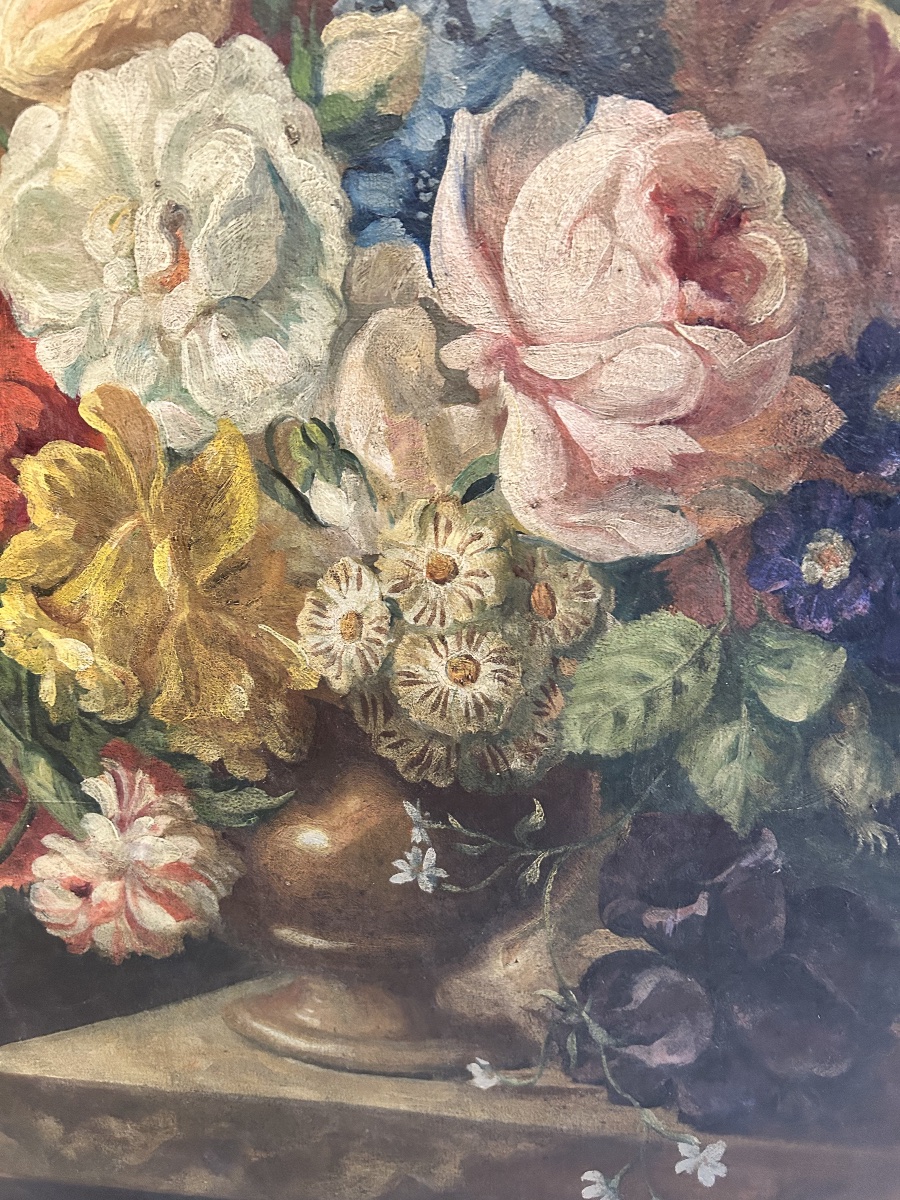 Still Life Painting With Flowers-photo-2