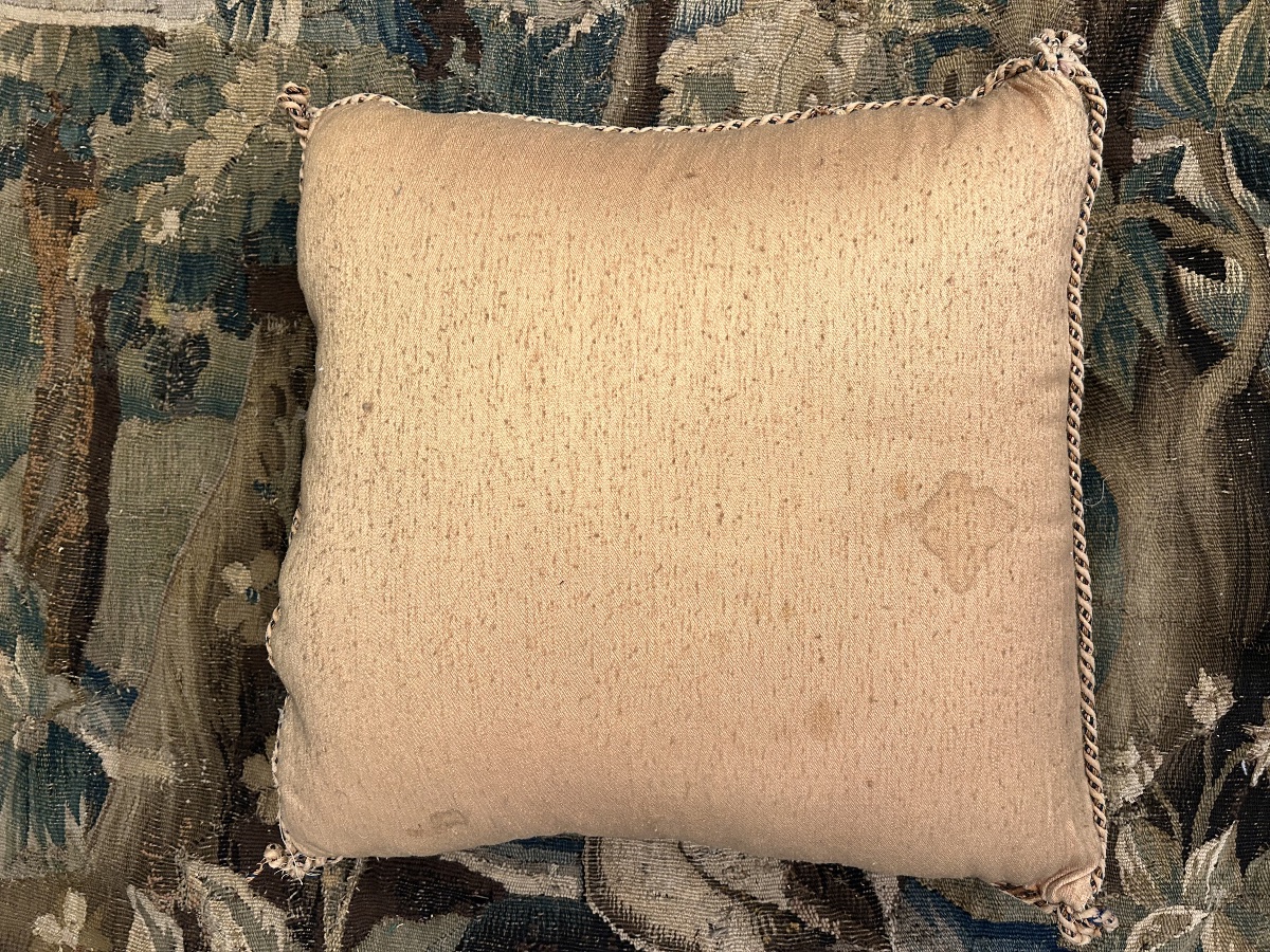 Pair Of Cushions From The Aubusson Workshop, 18th Century -photo-8