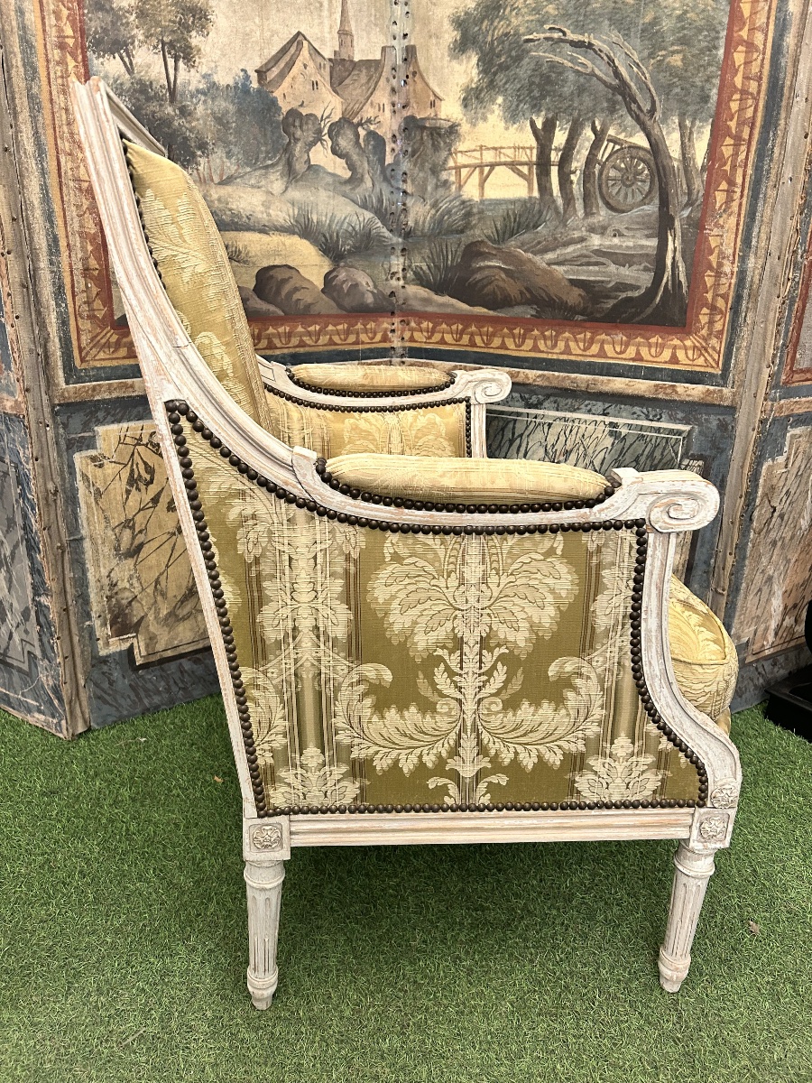 Bergère de style Louis XVI -photo-2
