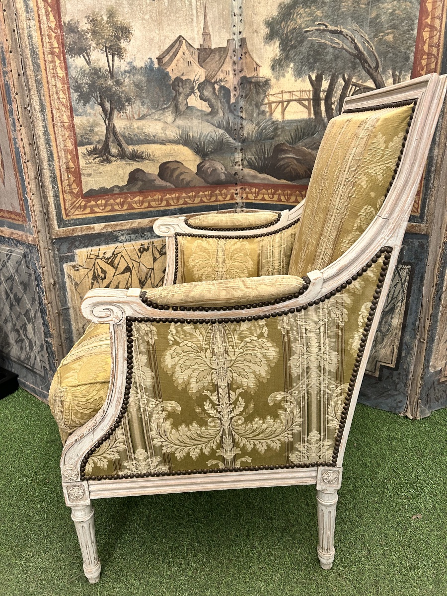 Bergère de style Louis XVI -photo-3