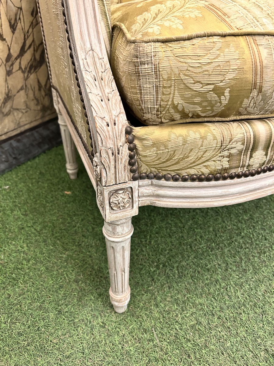 Bergère de style Louis XVI -photo-2