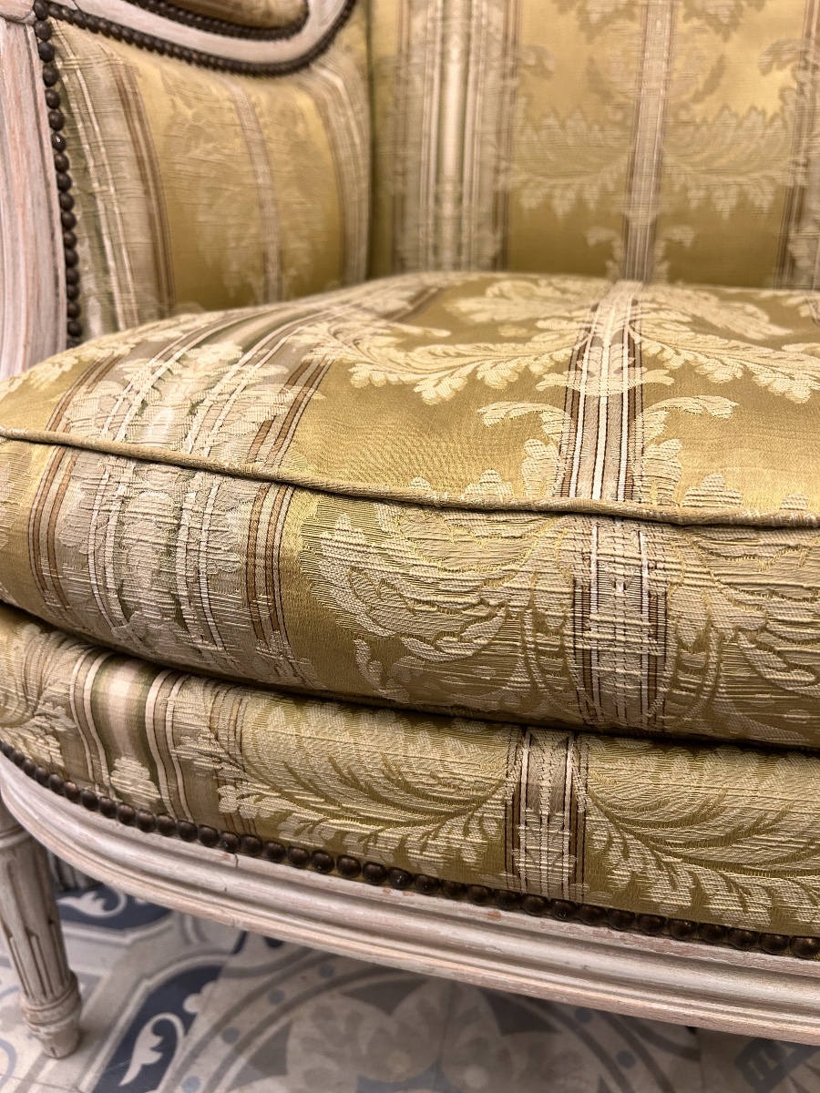 Bergère de style Louis XVI -photo-5