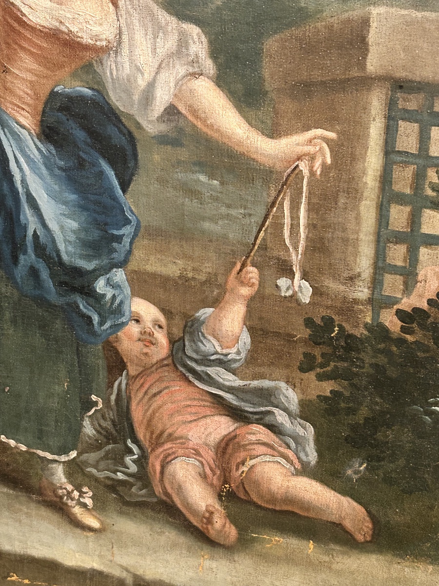 Painting Titled “blind Man’s Bluff” -photo-2