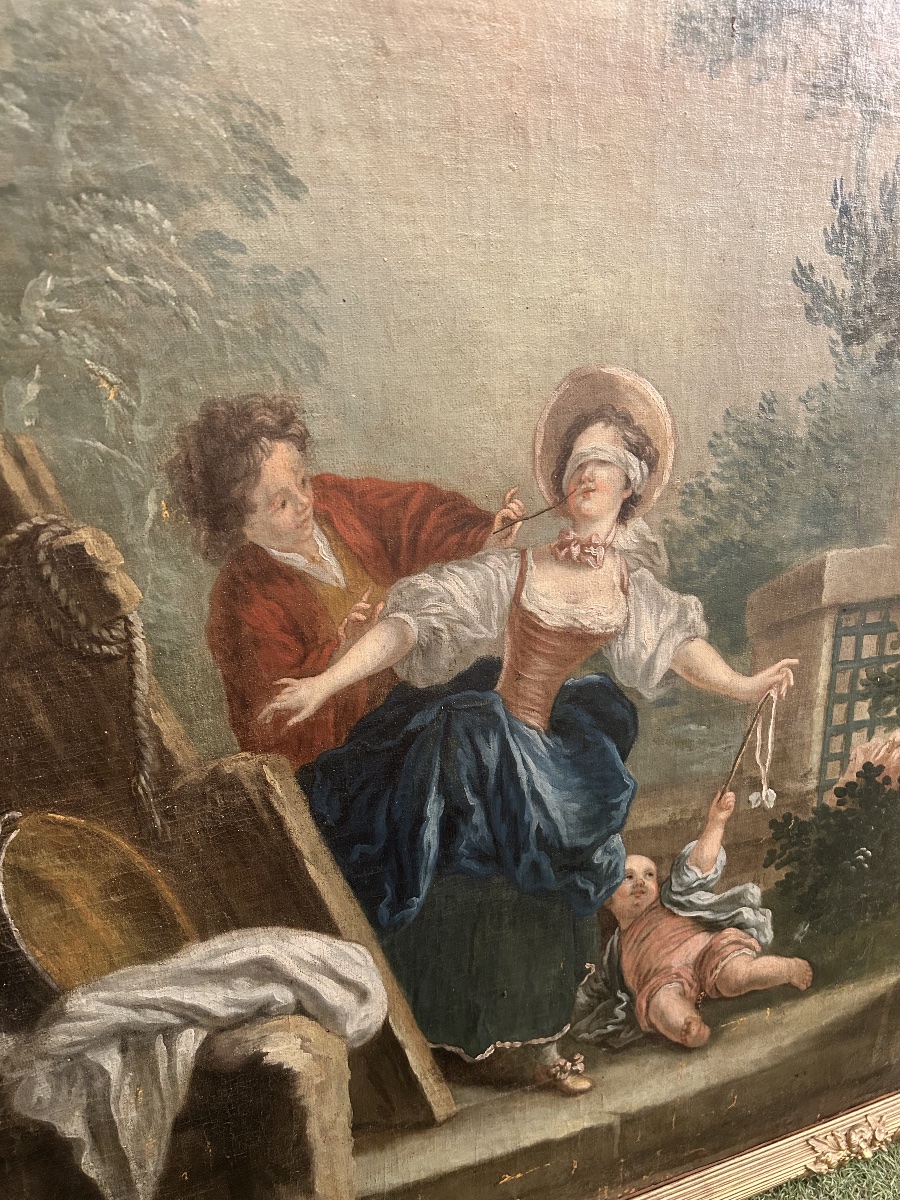 Painting Titled “blind Man’s Bluff” -photo-3