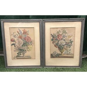 Deux gravures encadrées XVIII éme siècle 