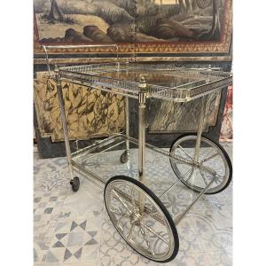 Table roulante dans le style de la maison Bagués