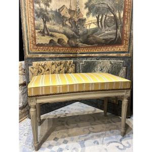 Banquette de style Louis XVI 
