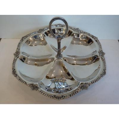 Cake Or Fruit Bowl, Silver Plated, Victorian Style