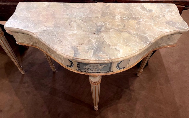 Pair Of Venetian Consoles -photo-1