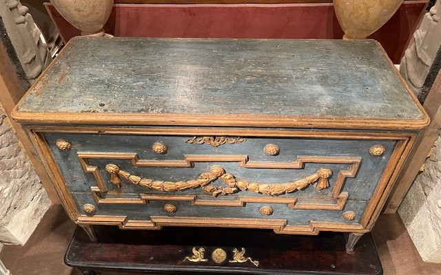 Louis XVI Period Wedding Chest Of Drawers-photo-8