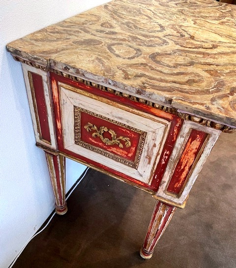 commode console TURINOISE d epoque LOUIS XVI-photo-3