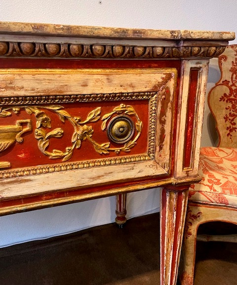 commode console TURINOISE d epoque LOUIS XVI-photo-5