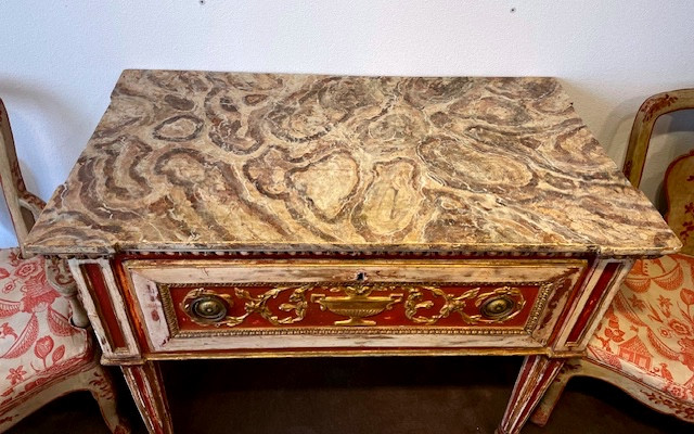 commode console TURINOISE d epoque LOUIS XVI-photo-8