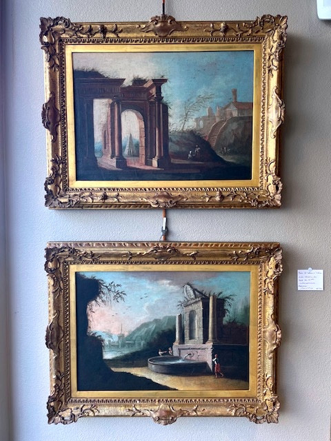 Pair Of Italian Paintings Genoise School