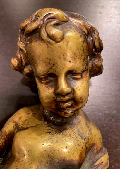 putto en bronze doré-photo-2