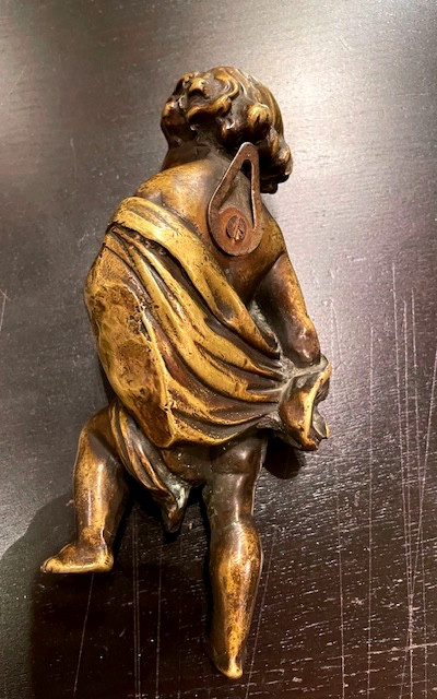 putto en bronze doré-photo-3