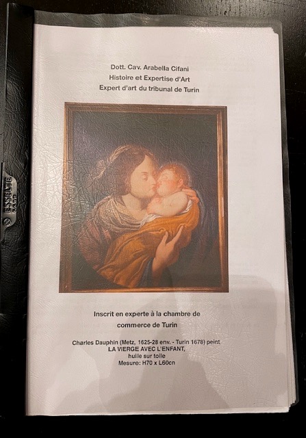 Madonna And Child Attributed To Charles Dauphin-photo-3