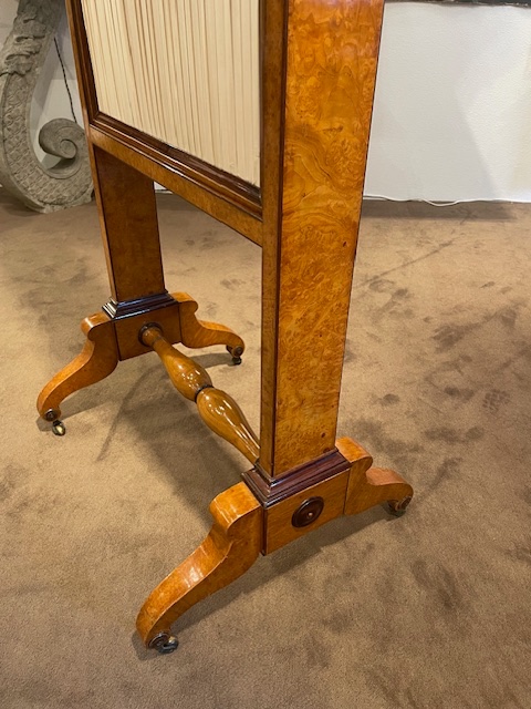 Vintage Charles X-era Cedar Wood Note Holder, Circa 1830-photo-7