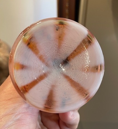 paire de vases en verre soufflé de Murano-photo-4