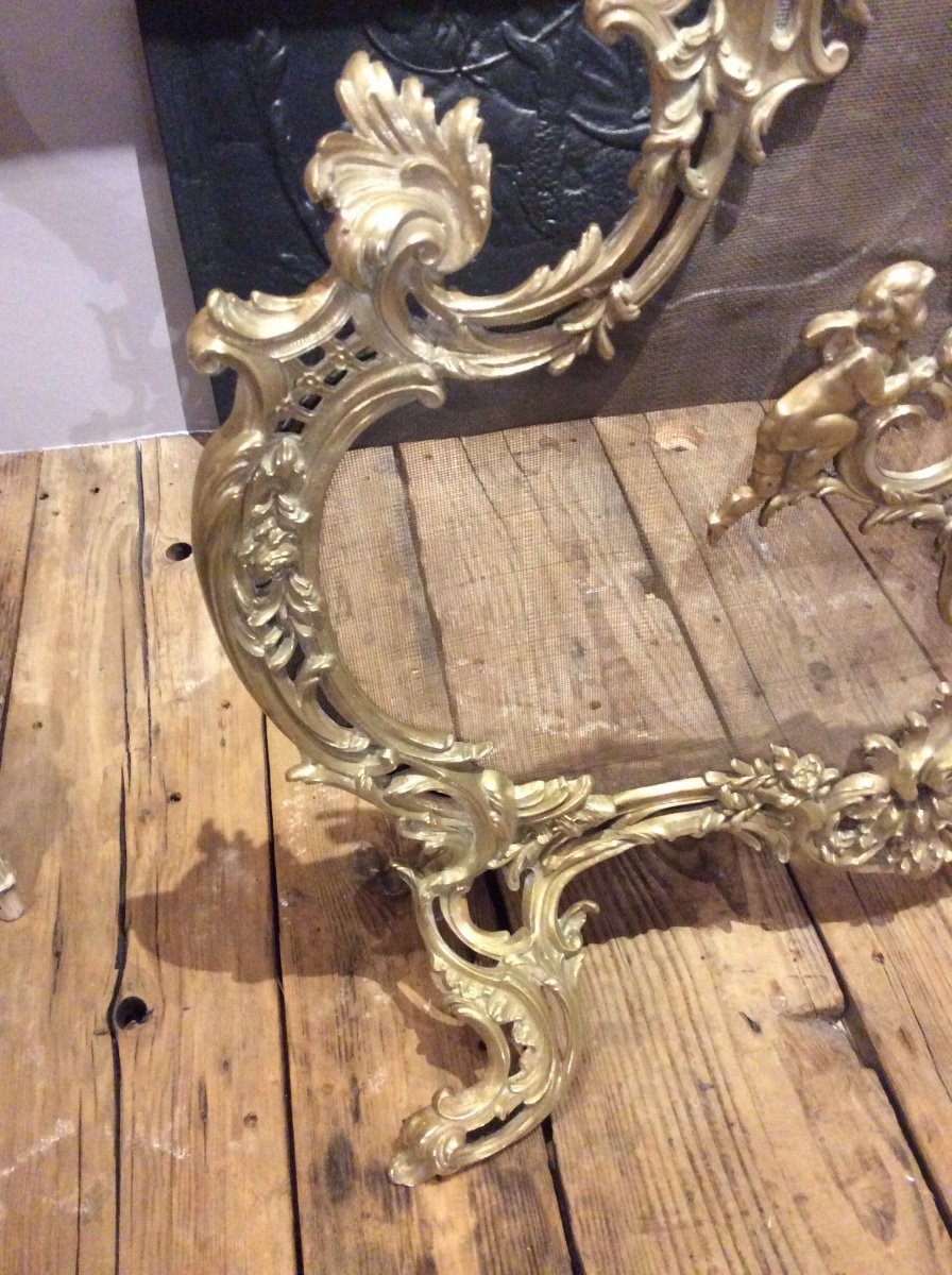 Bronze Fire Screen-photo-2