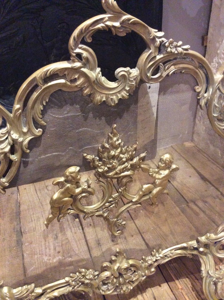 Bronze Fire Screen-photo-3