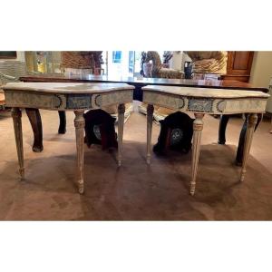 Pair Of Venetian Consoles 