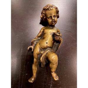 putto en bronze doré