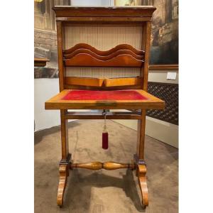Vintage Charles X-era Cedar Wood Note Holder, Circa 1830