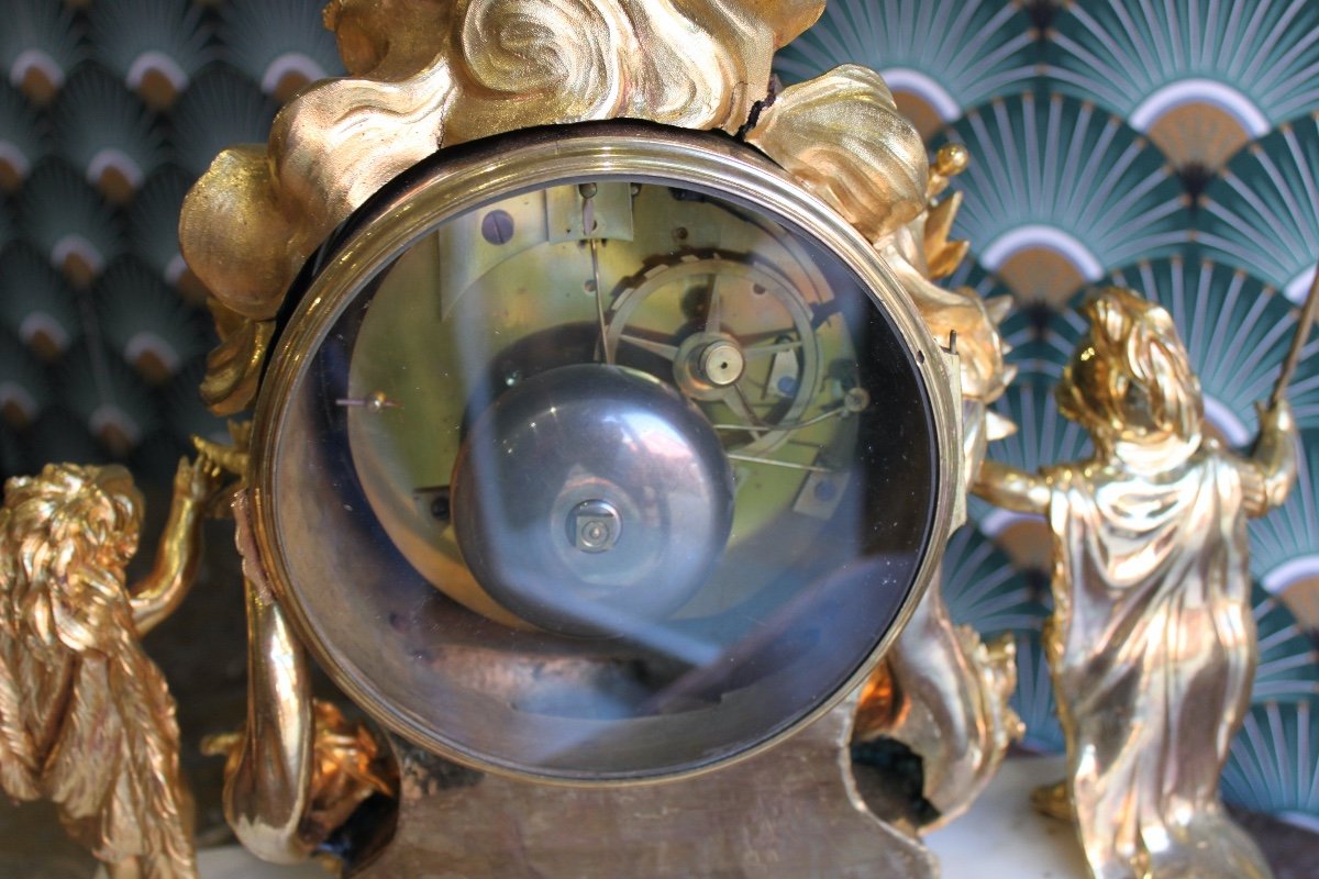 Pendule A Quantième époque XVIII eme De Lepaute Horloger Du Roi-photo-1