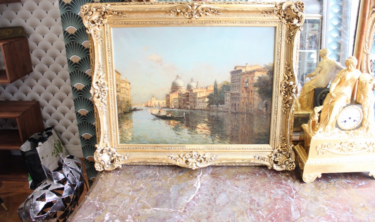 Tableau Vue De Venise Du Peintre Bouvard-photo-1