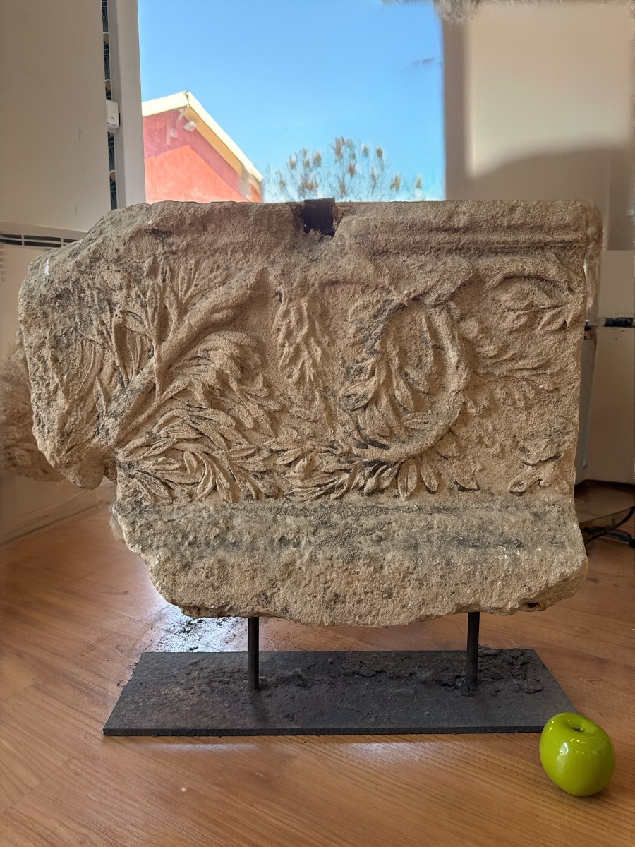Carved Stone In Marble From The Roman Period -photo-1