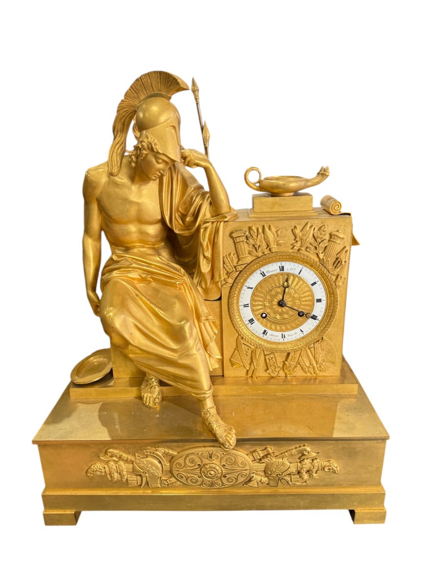 Clock By Pierre-philippe Thomire And Louis Moinet Depicting Alexander The Great 
