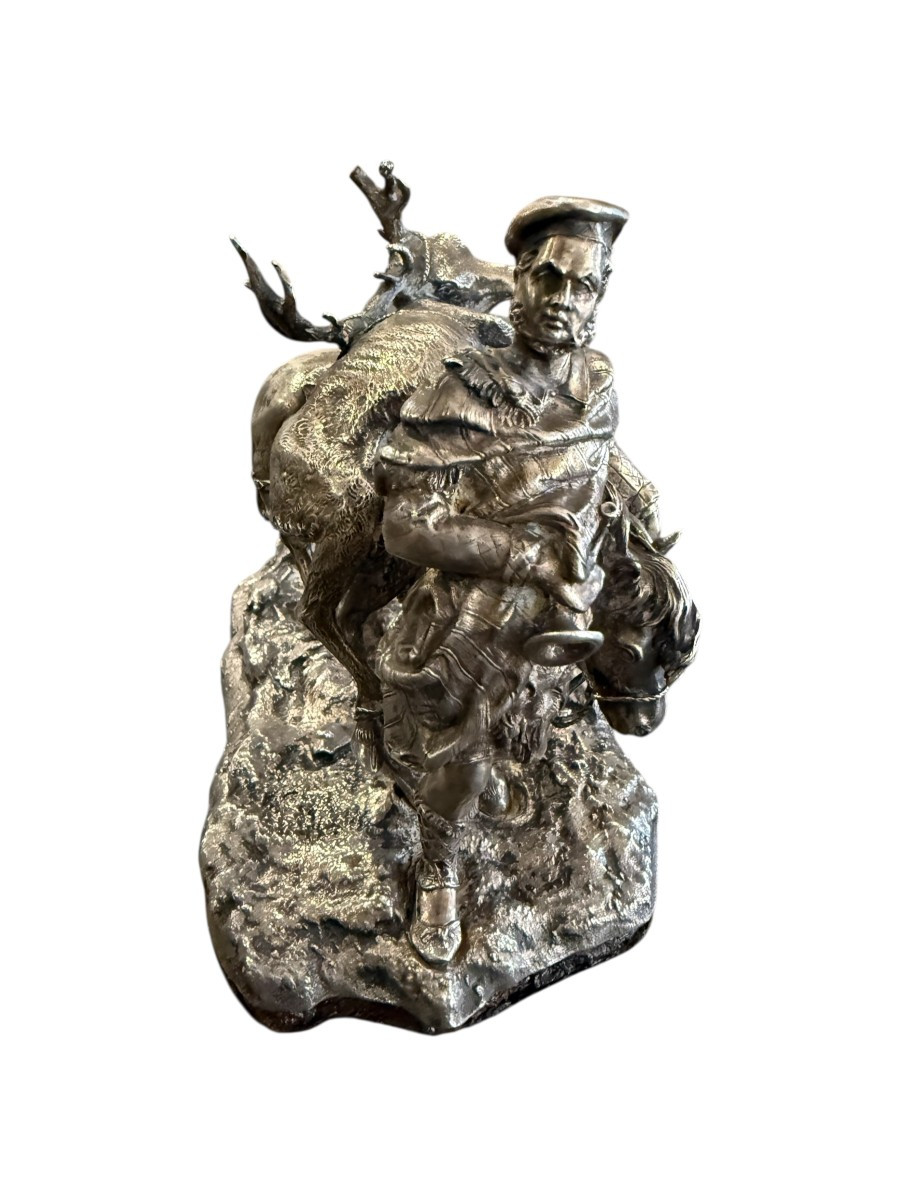 sculpture XIX eme  en Argent -photo-2