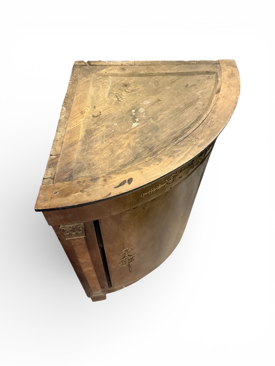 Encoignure bois et marbre-photo-2