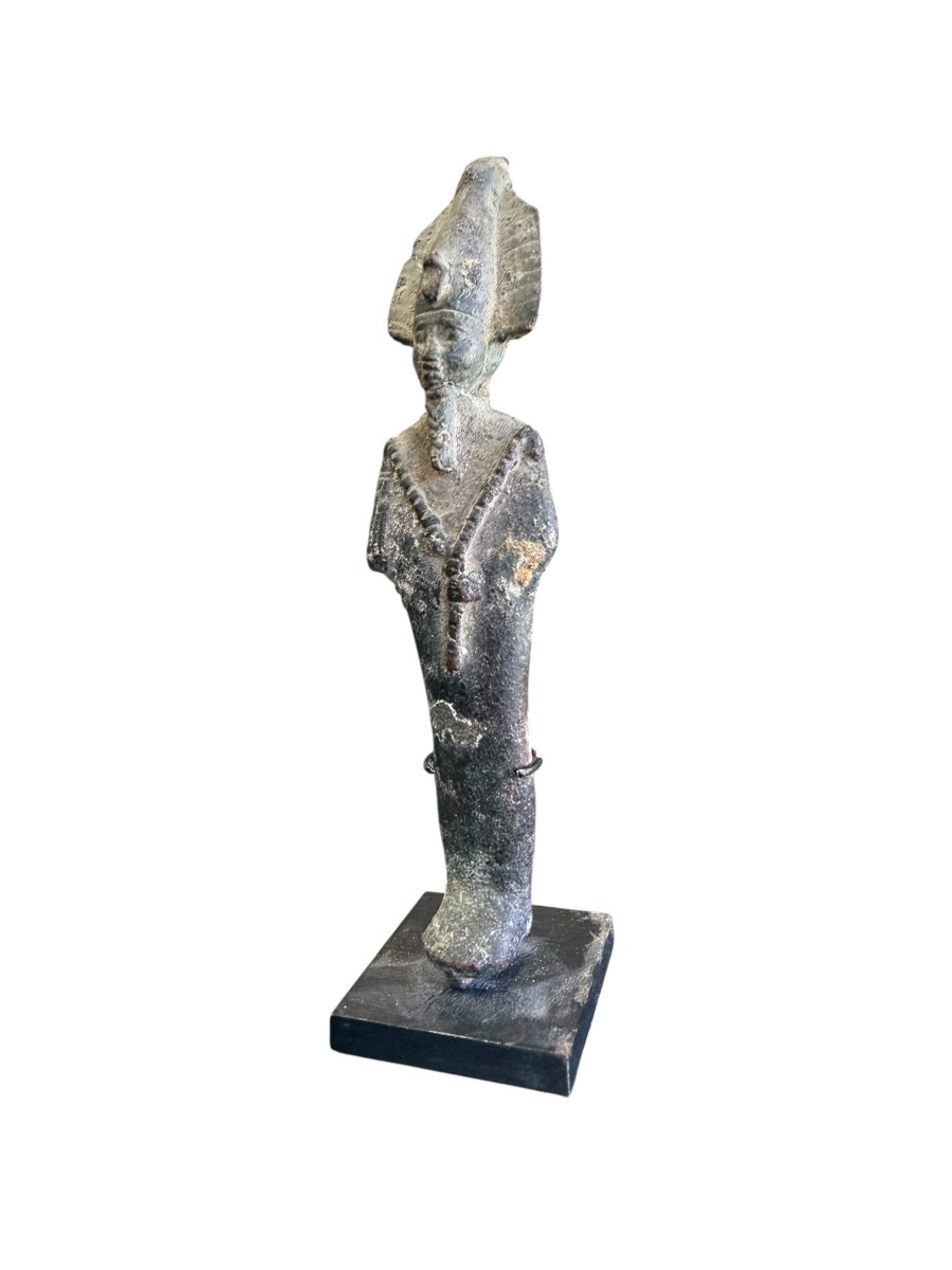 OSIRIS en bronze Égypte Basse époque archéologie 664-332 av JC archeo Dieu égyptien-photo-2