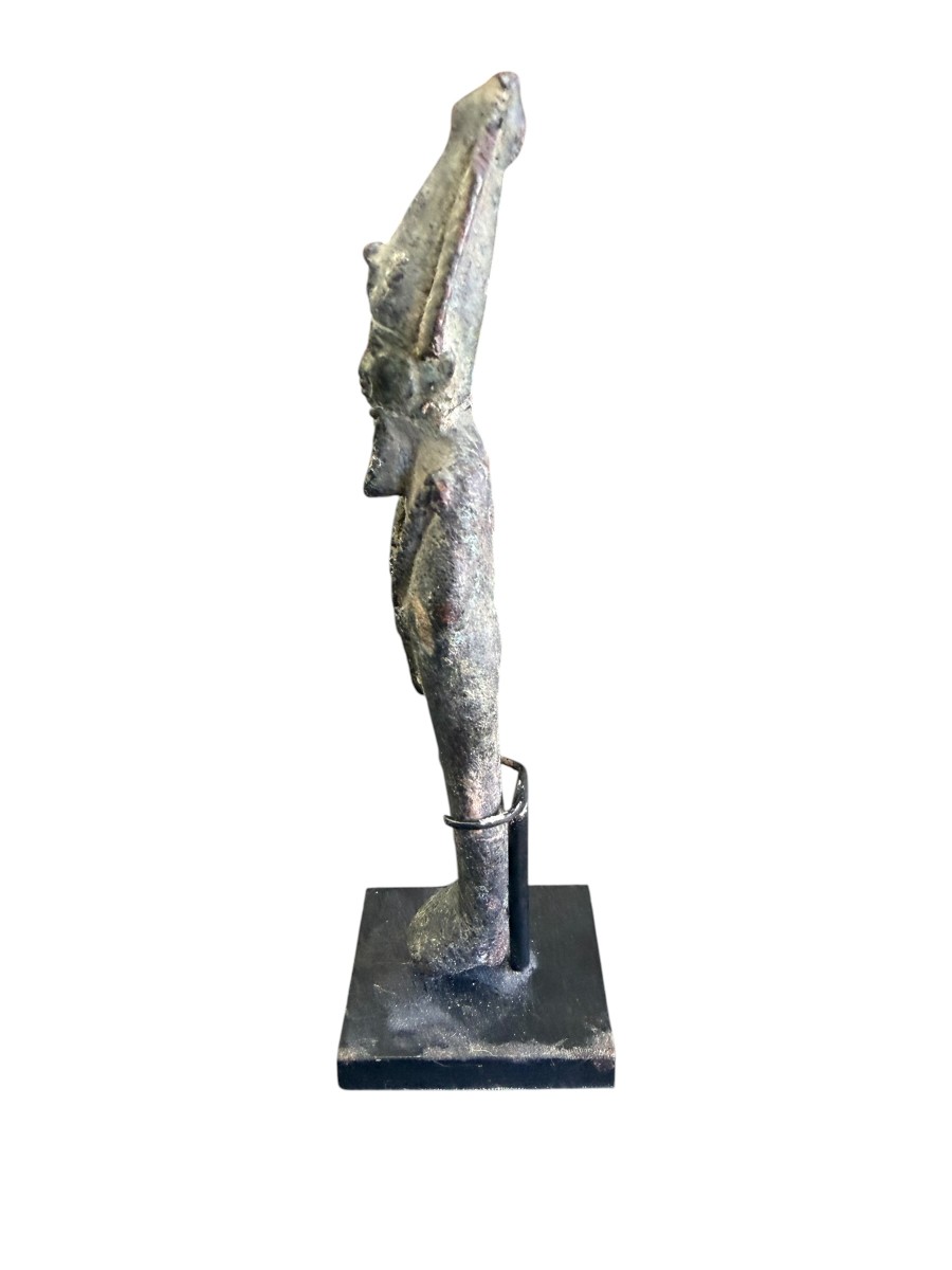 OSIRIS en bronze Égypte Basse époque archéologie 664-332 av JC archeo Dieu égyptien-photo-4