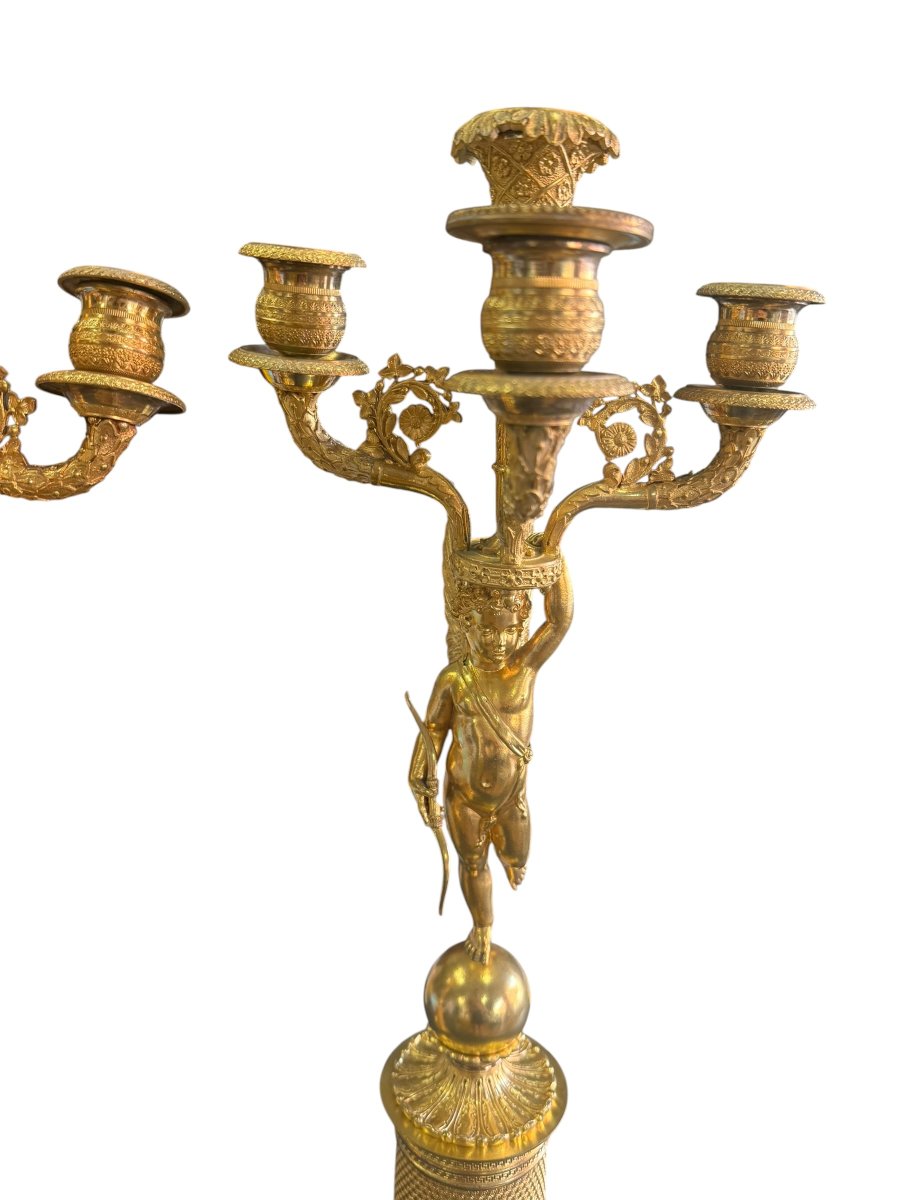 Pair Of Empire-style Candelabra-photo-1