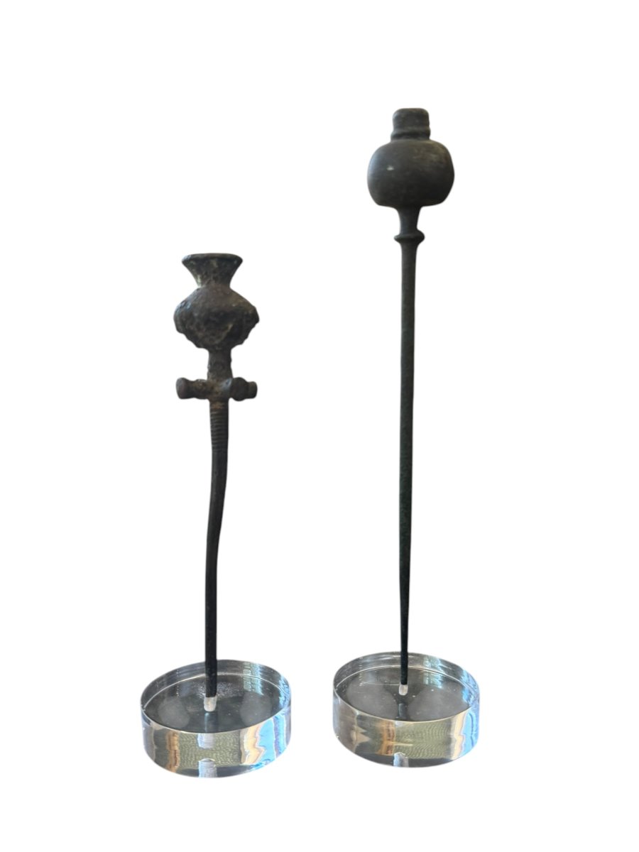 Épingles à cheveux en bronze antique
