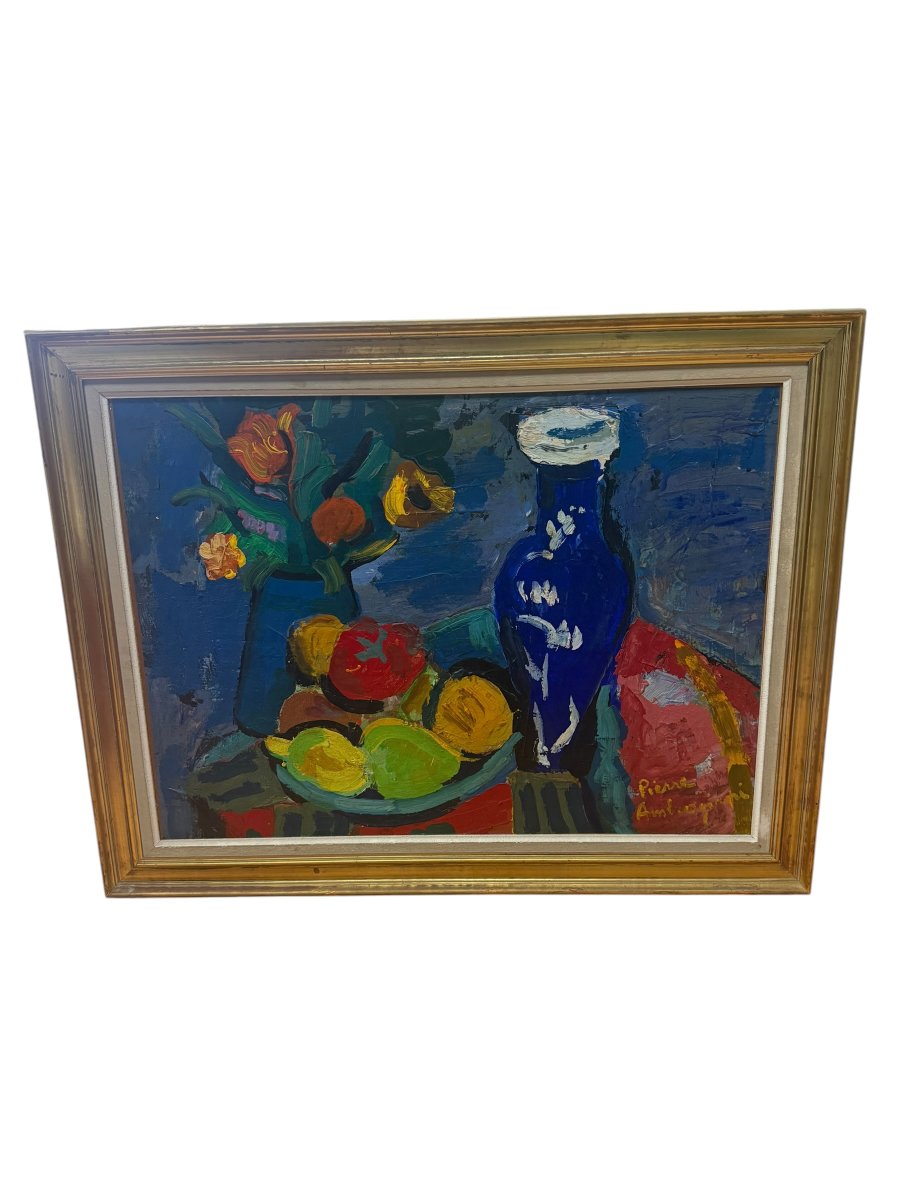 Pierre Ambrogiani Oil On Panel -photo-1