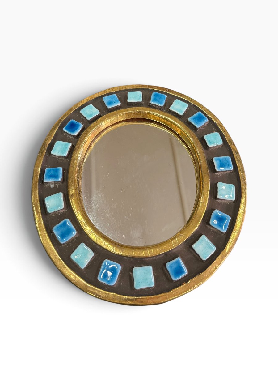 Mithé Espelt Oval Mirror, "manége" Model-photo-2