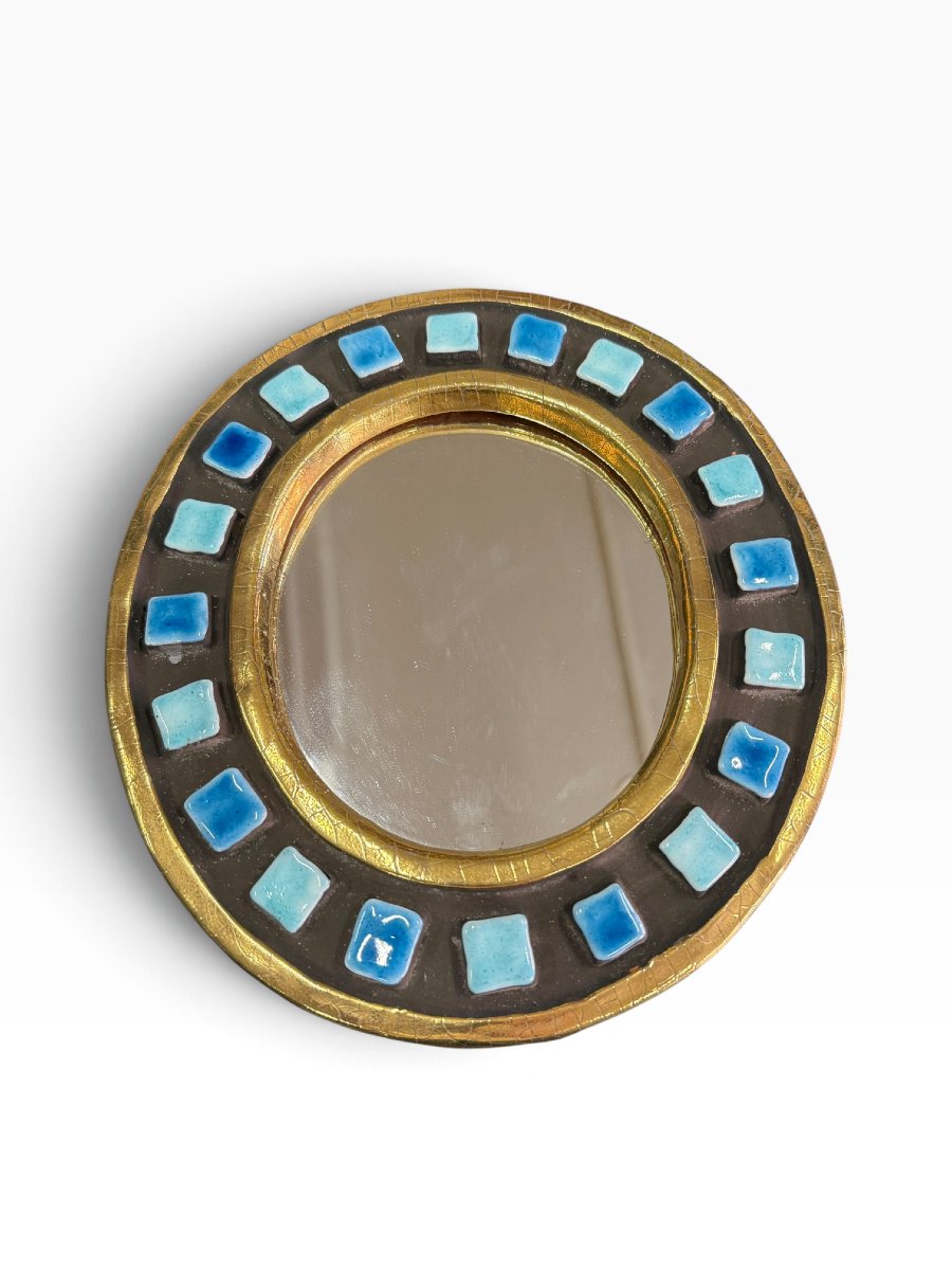 Mithé Espelt Oval Mirror, "manége" Model-photo-3
