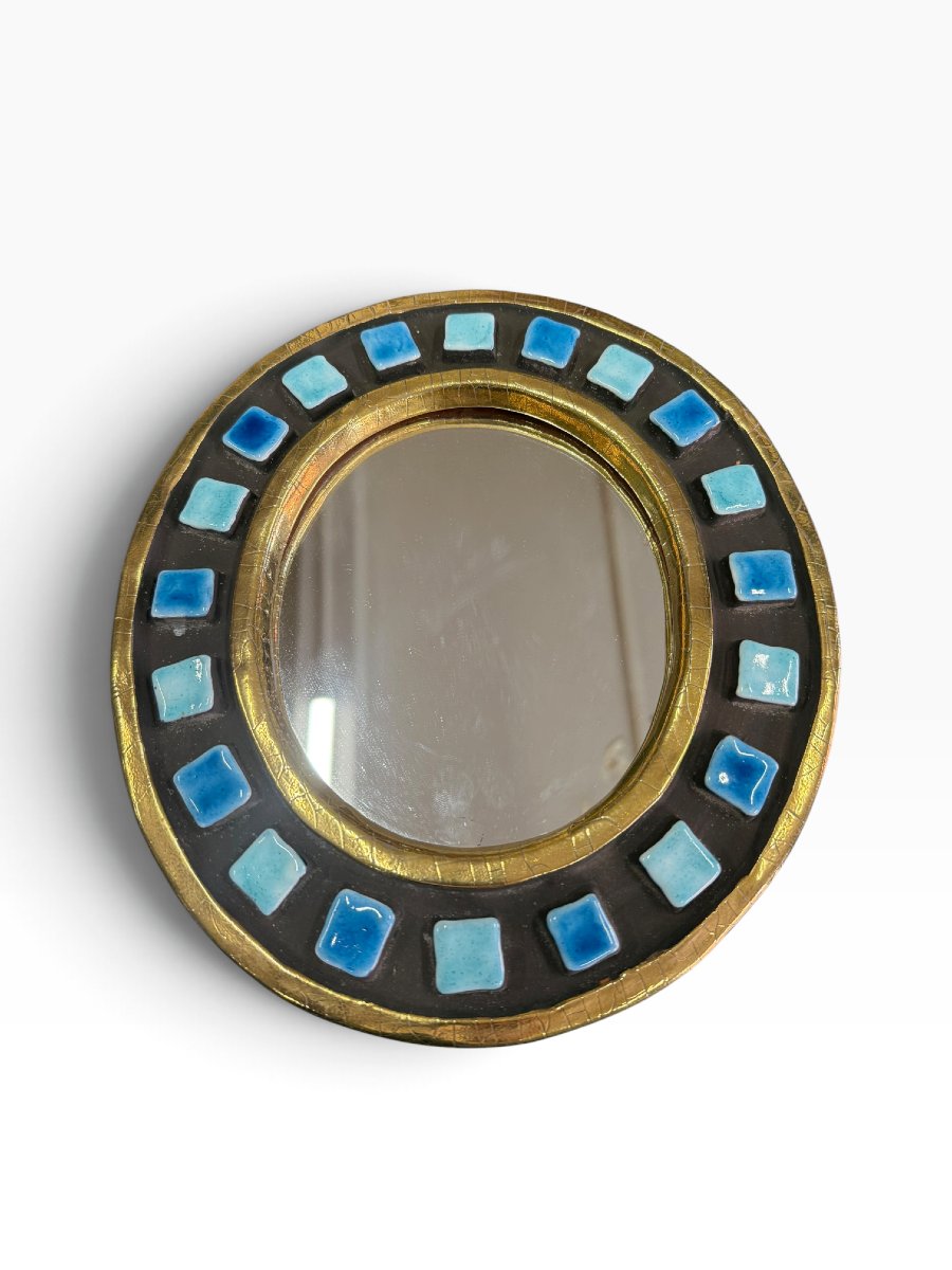Mithé Espelt Oval Mirror, "manége" Model-photo-4