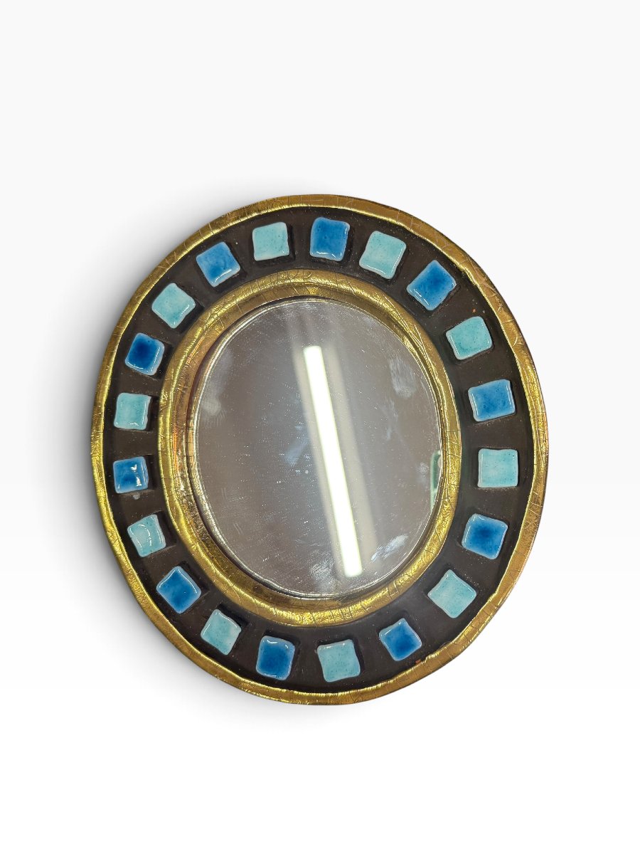Mithé Espelt Oval Mirror, "manége" Model