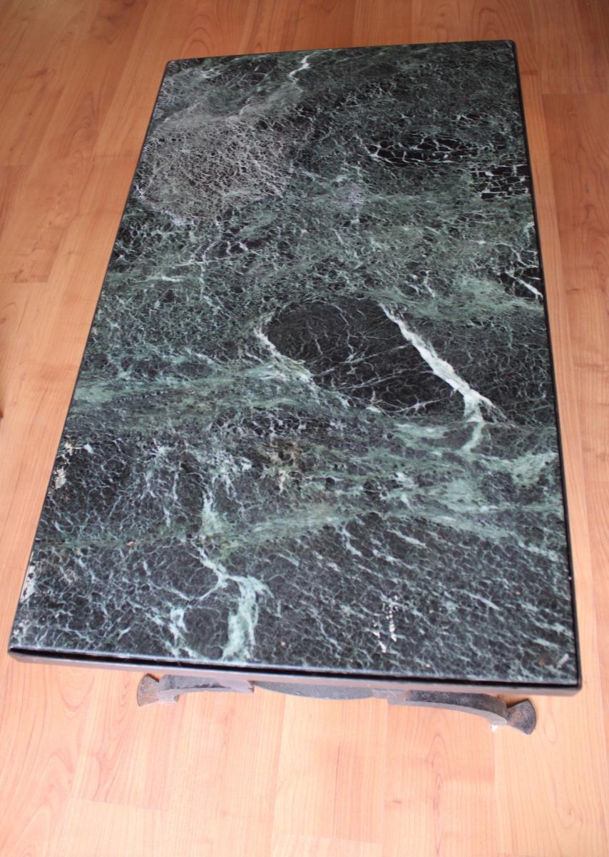 Table Basse De Gilbert Poillerat Circa 1940-photo-3