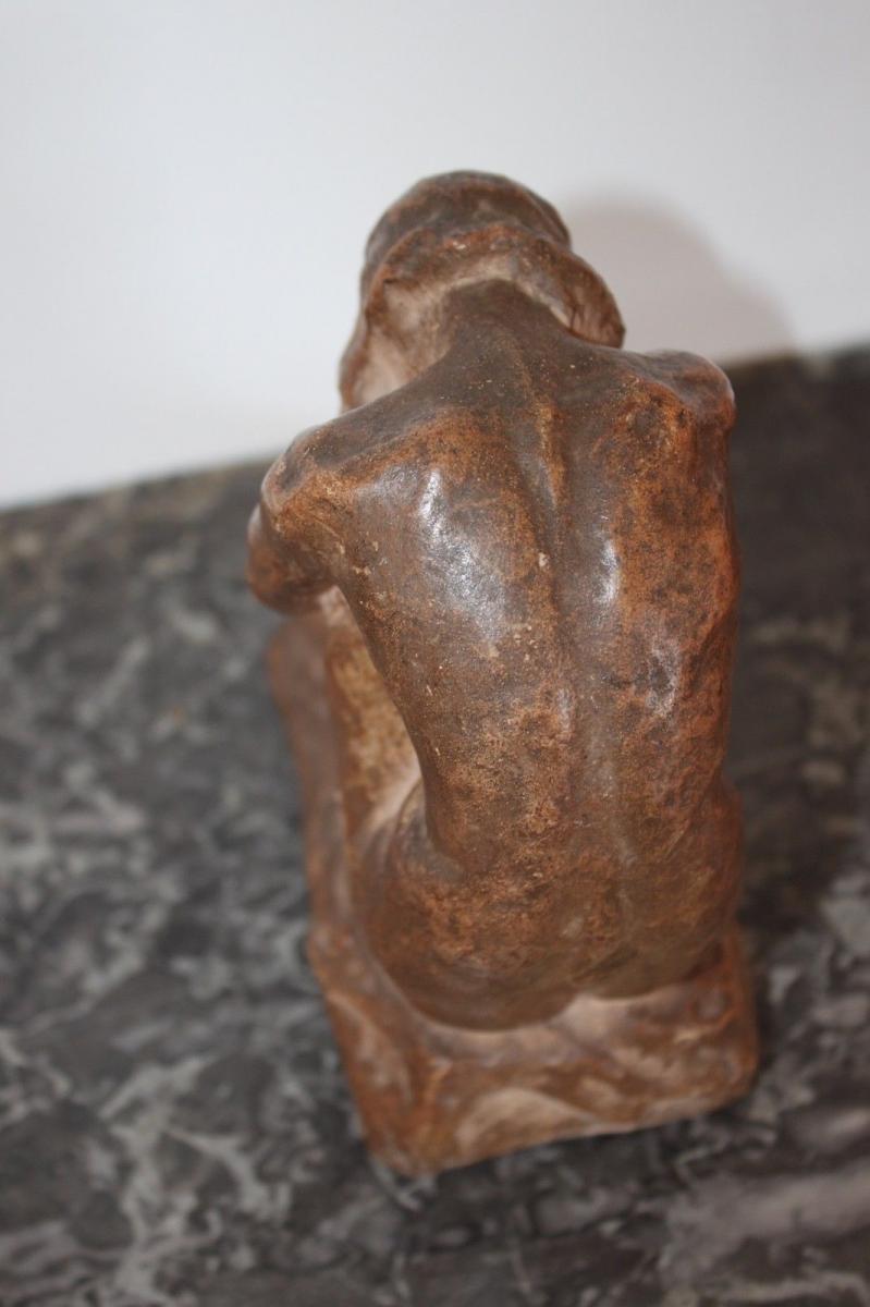 Terracotta Sculpture By Calinescu 1924-photo-4