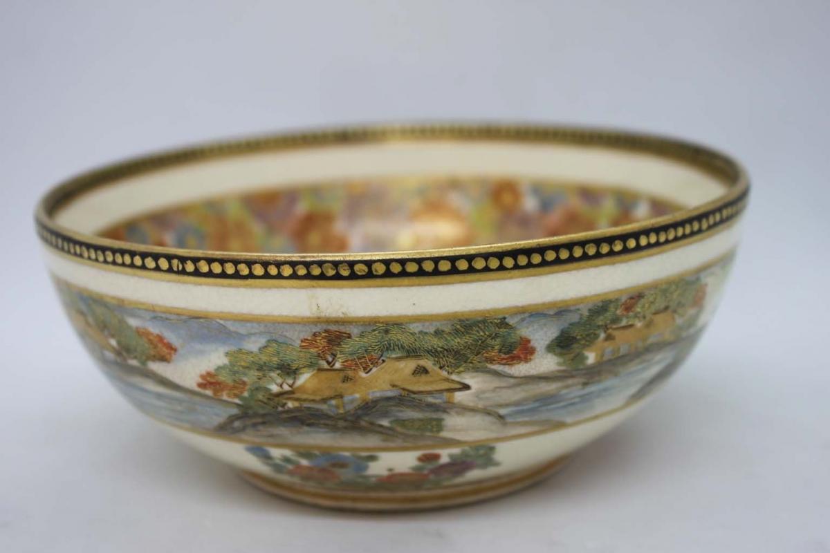 Japan Satsuma Bowl Early XXth-photo-4