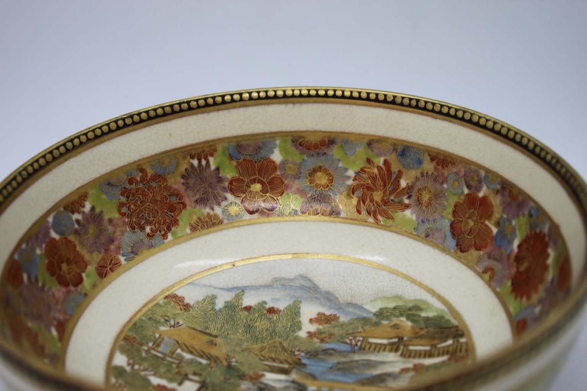 Japan Satsuma Bowl Early XXth-photo-3