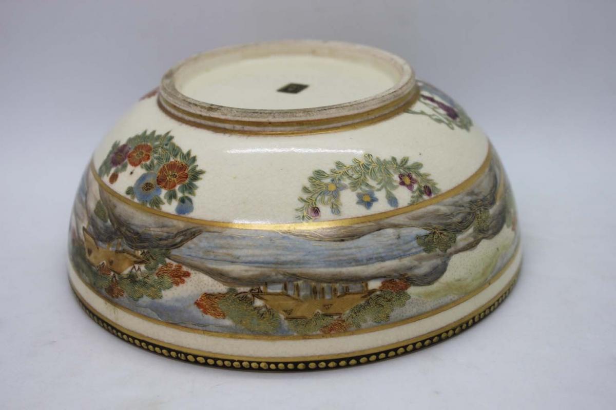 Japan Satsuma Bowl Early XXth-photo-4