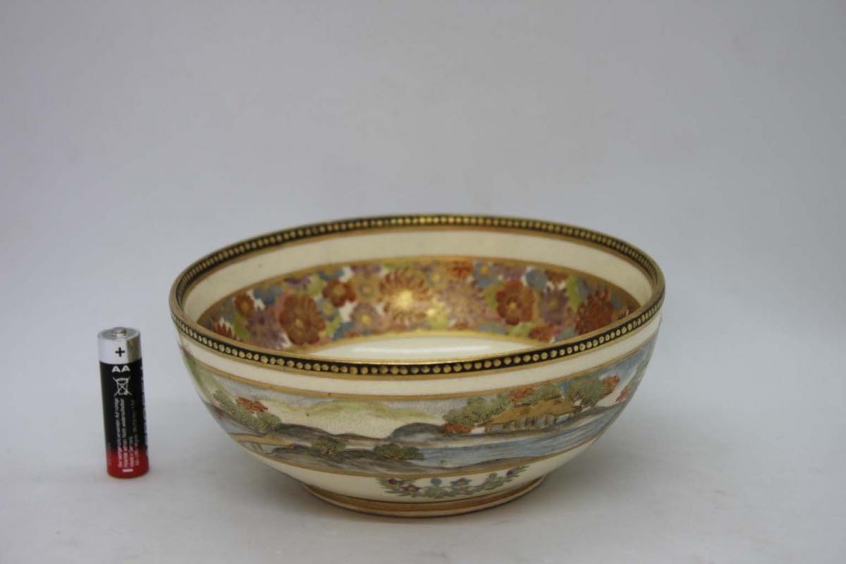 Japan Satsuma Bowl Early XXth-photo-7